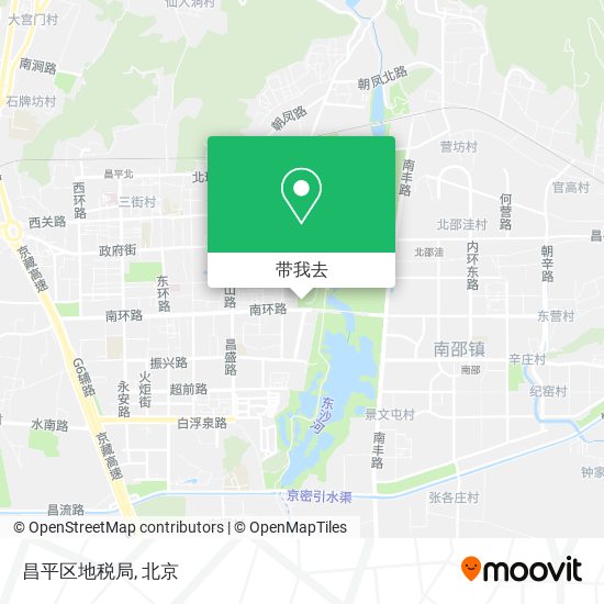 昌平区地税局地图