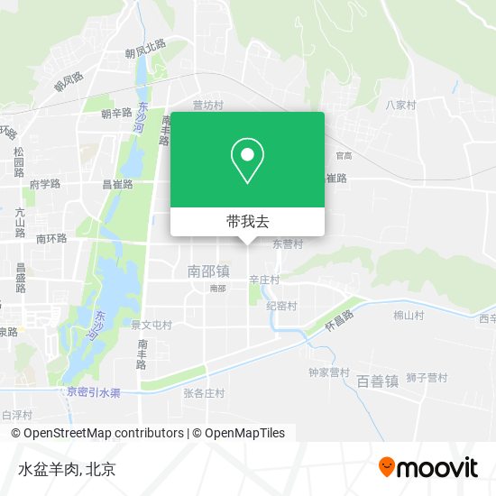 水盆羊肉地图