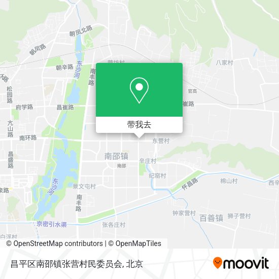 昌平区南邵镇张营村民委员会地图