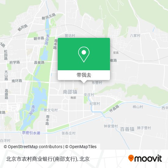 北京市农村商业银行(南邵支行)地图