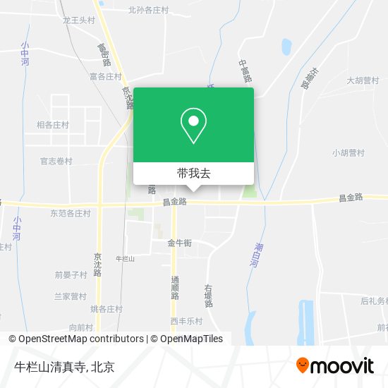 牛栏山清真寺地图
