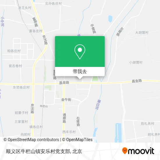 顺义区牛栏山镇安乐村党支部地图