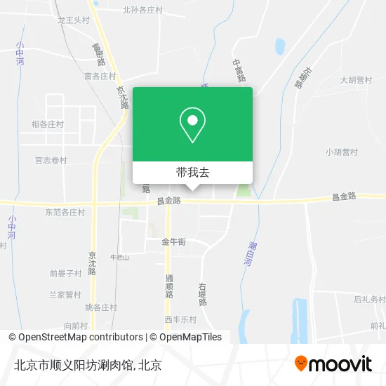 北京市顺义阳坊涮肉馆地图