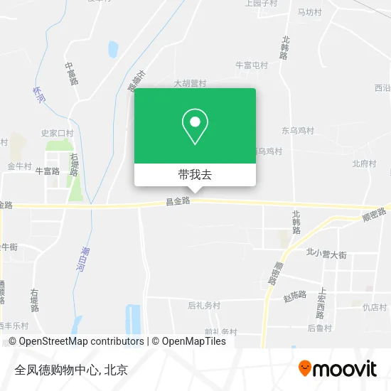全凤德购物中心地图