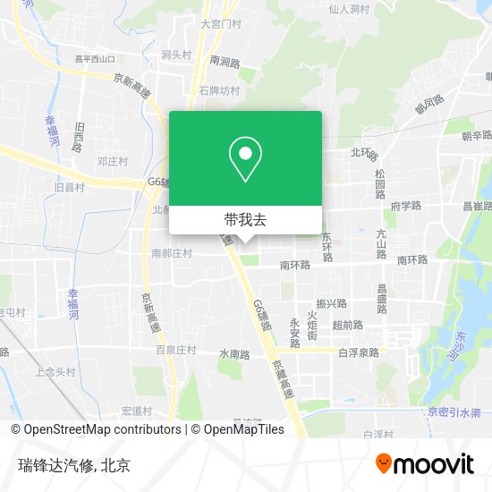 瑞锋达汽修地图