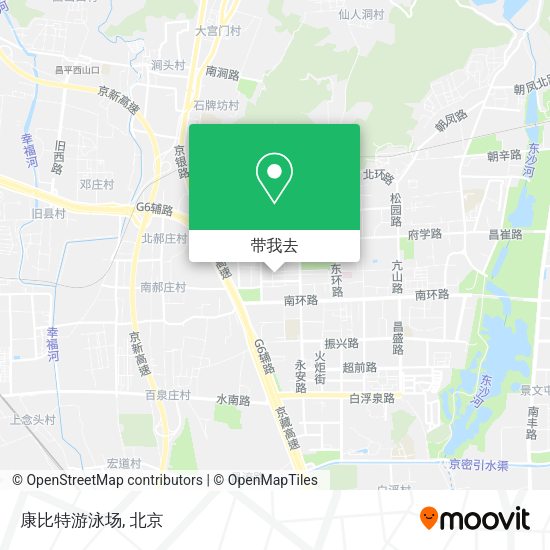 康比特游泳场地图