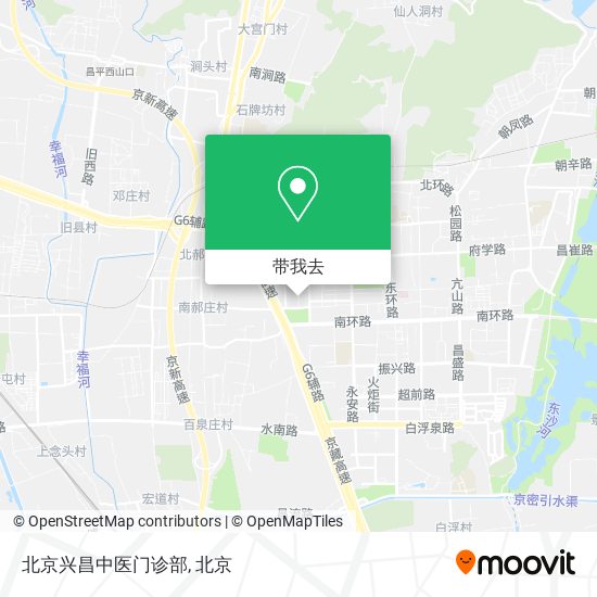 北京兴昌中医门诊部地图