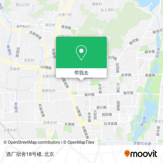 酒厂宿舍18号楼地图