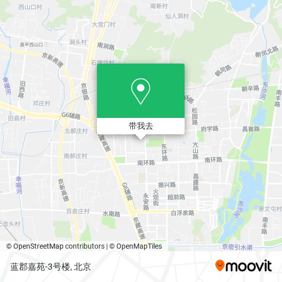 蓝郡嘉苑-3号楼地图