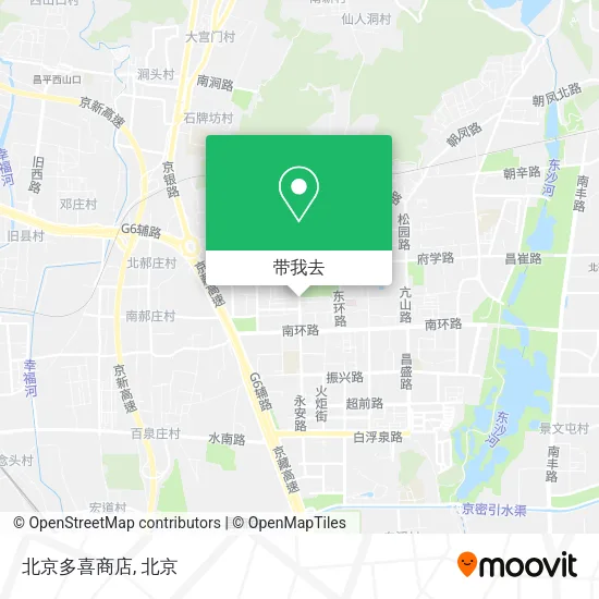北京多喜商店地图
