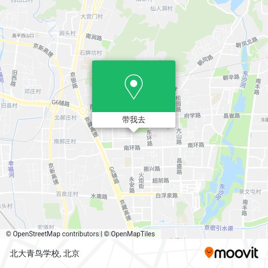 北大青鸟学校地图
