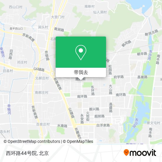 西环路44号院地图