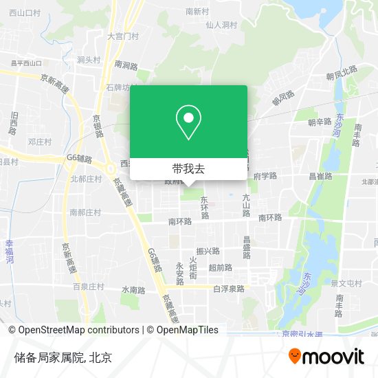 储备局家属院地图