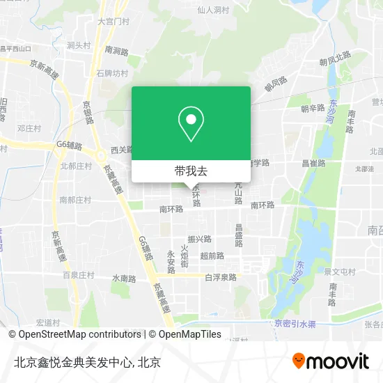 北京鑫悦金典美发中心地图