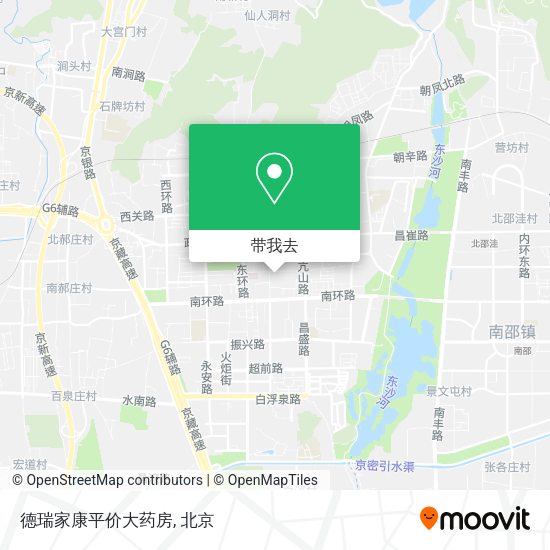 德瑞家康平价大药房地图