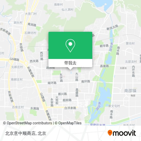 北京意中顺商店地图