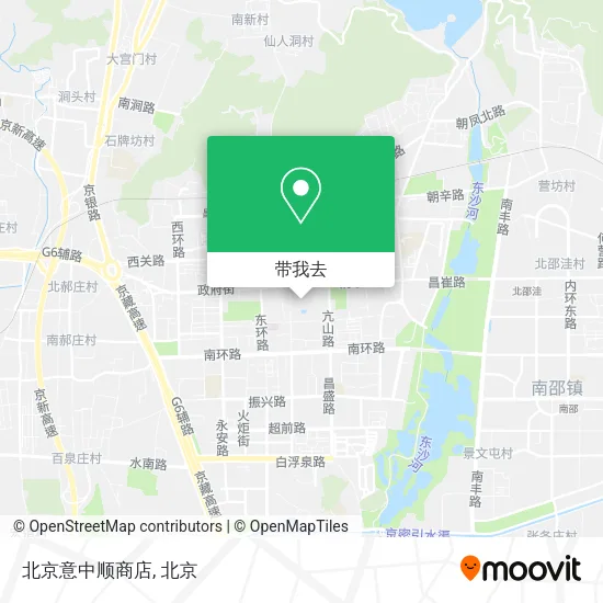 北京意中顺商店地图