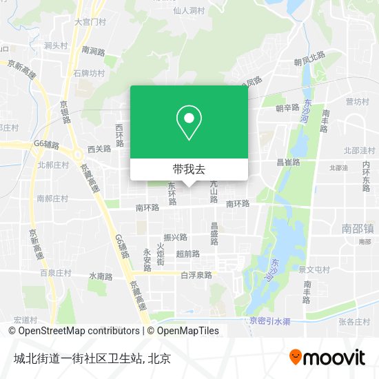 城北街道一街社区卫生站地图