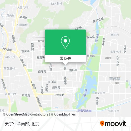 天宇牛羊肉部地图
