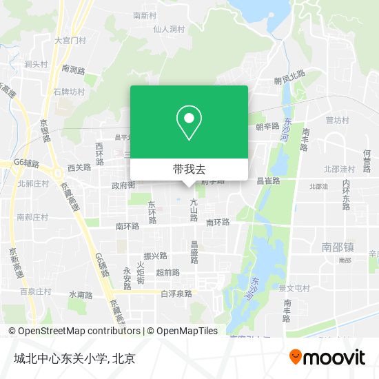 城北中心东关小学地图