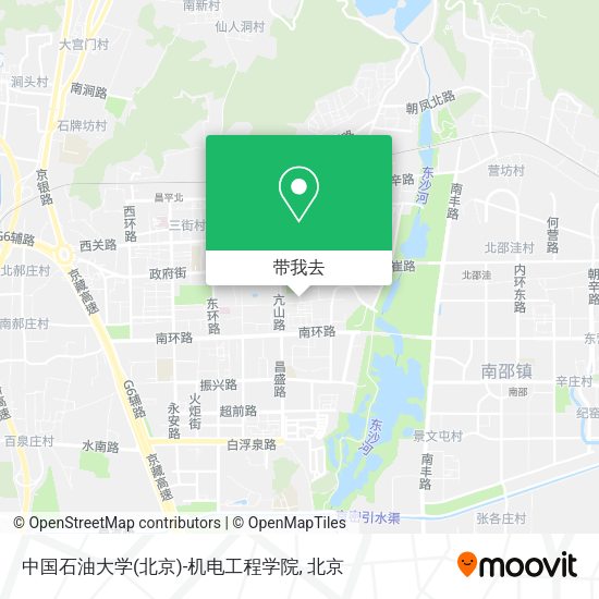 中国石油大学(北京)-机电工程学院地图