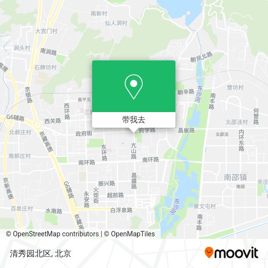 清秀园北区地图
