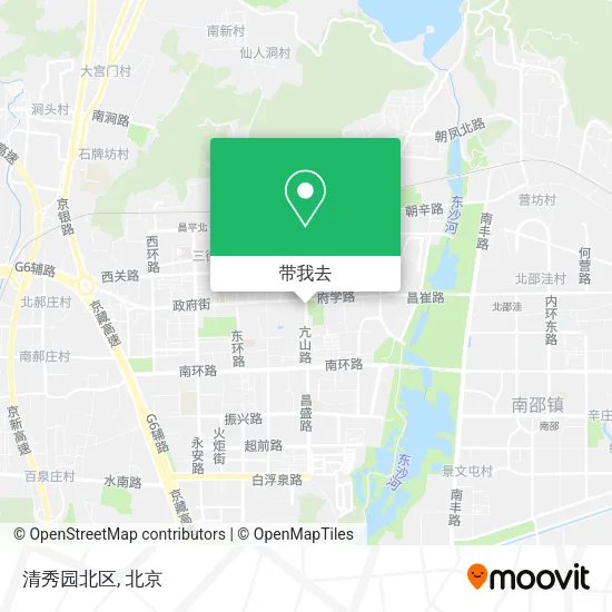 清秀园北区地图