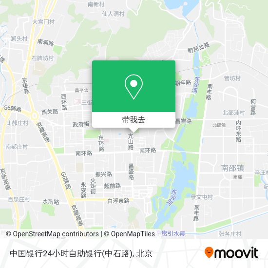 中国银行24小时自助银行(中石路)地图