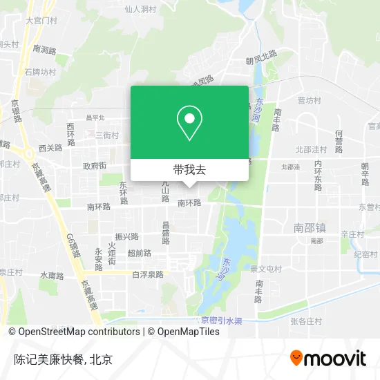 陈记美廉快餐地图