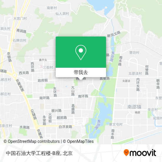 中国石油大学工程楼-B座地图