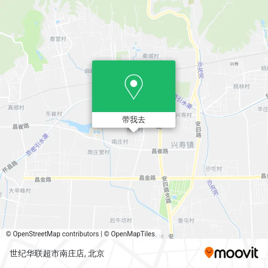世纪华联超市南庄店地图