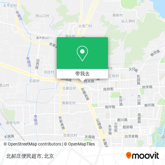 北郝庄便民超市地图