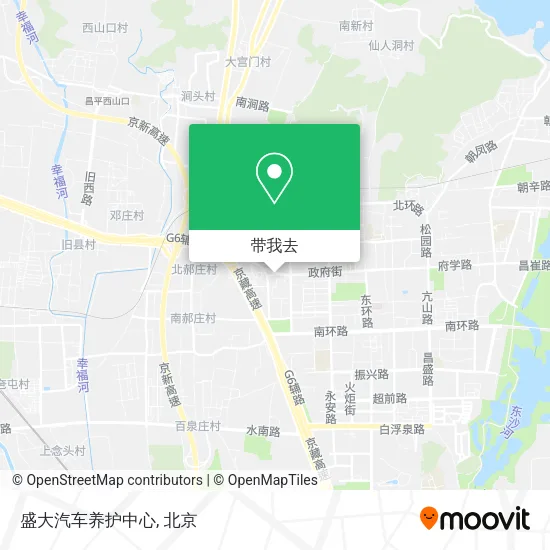 盛大汽车养护中心地图
