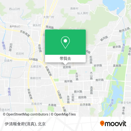 伊清顺食府(清真)地图
