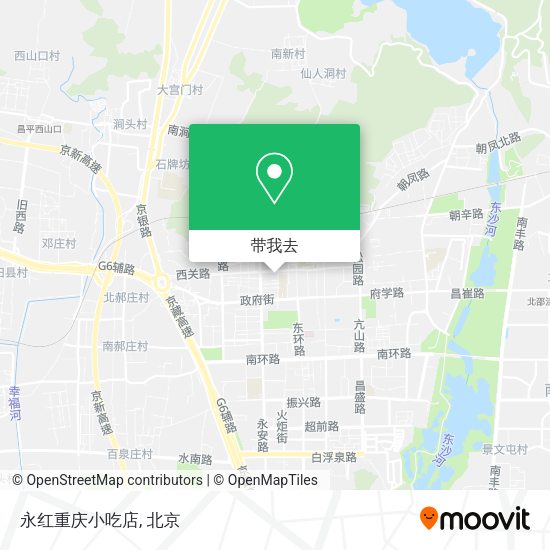 永红重庆小吃店地图