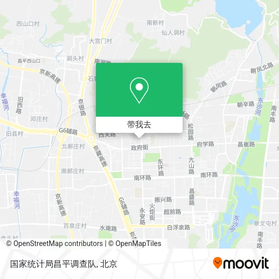 国家统计局昌平调查队地图