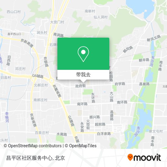 昌平区社区服务中心地图