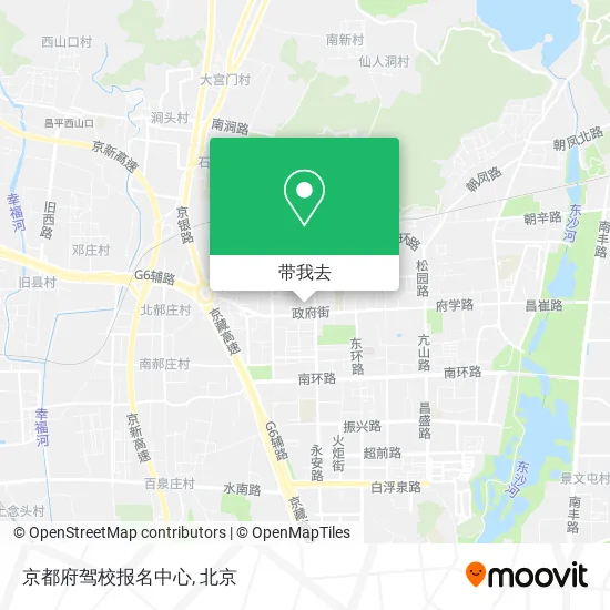 京都府驾校报名中心地图