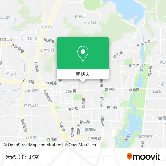 宏皓宾馆地图