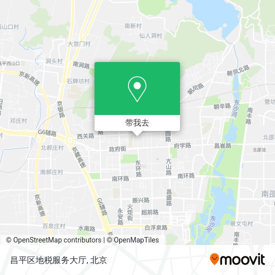 昌平区地税服务大厅地图