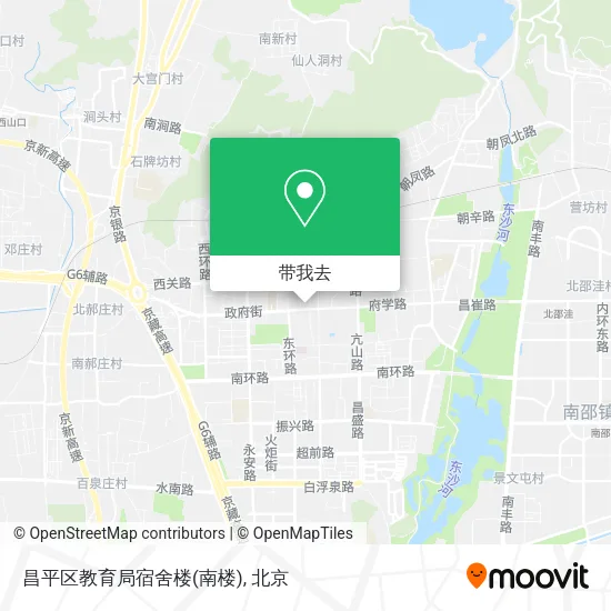 昌平区教育局宿舍楼(南楼)地图