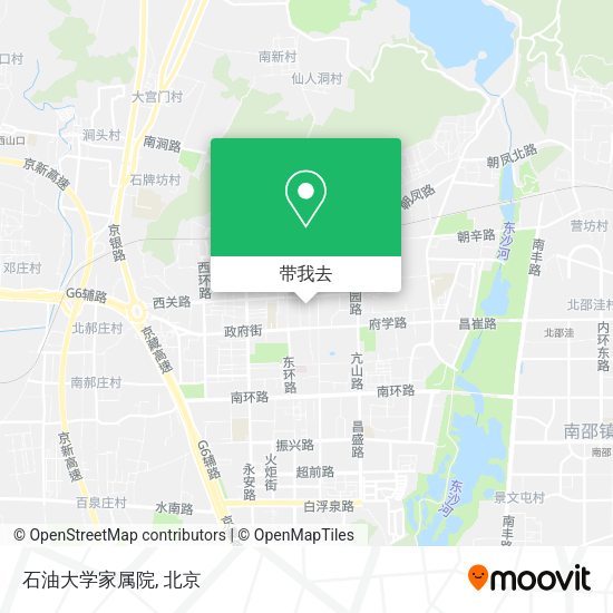 石油大学家属院地图