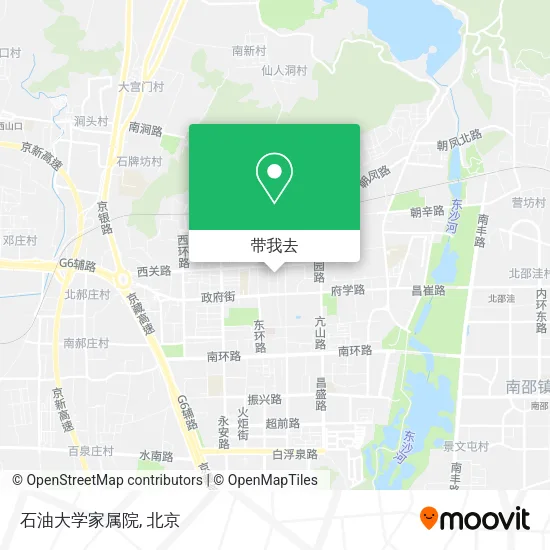 石油大学家属院地图