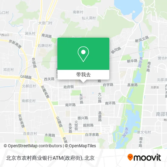 北京市农村商业银行ATM(政府街)地图
