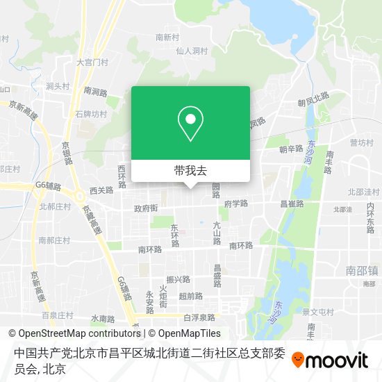 中国共产党北京市昌平区城北街道二街社区总支部委员会地图