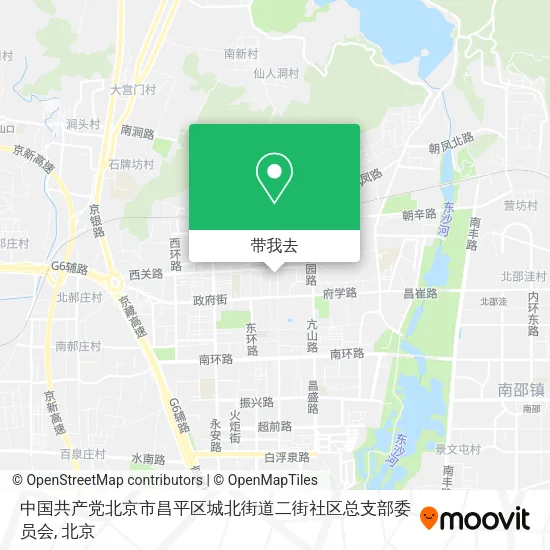 中国共产党北京市昌平区城北街道二街社区总支部委员会地图