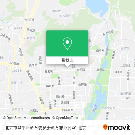 北京市昌平区教育委员会教育志办公室地图