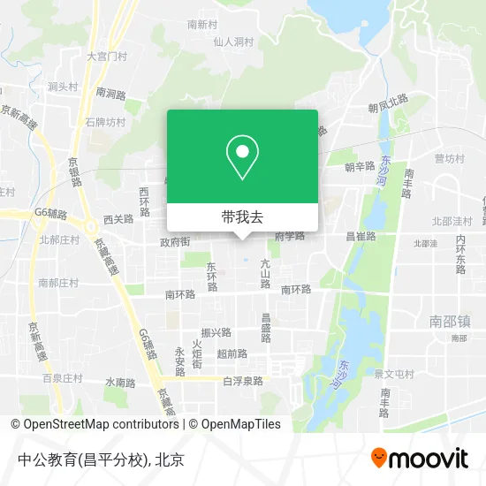中公教育(昌平分校)地图