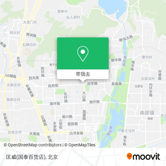 匡威(国泰百货店)地图