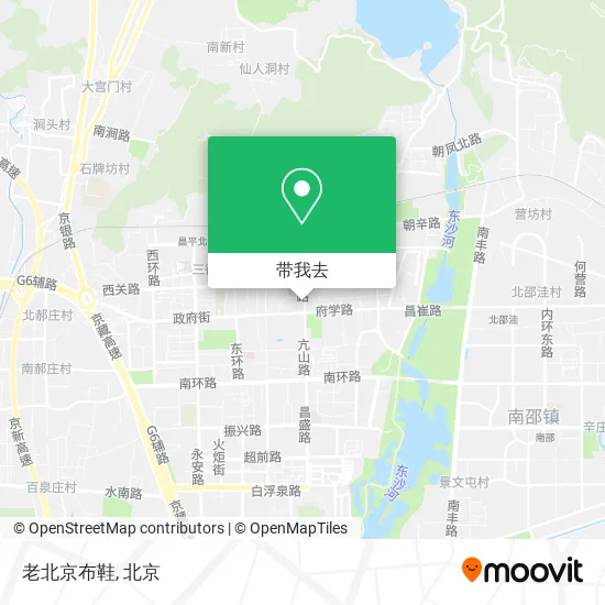 老北京布鞋地图